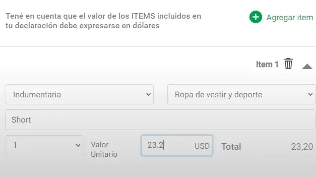 Declaración 2