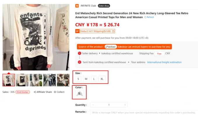 Carrito de Kakobuy